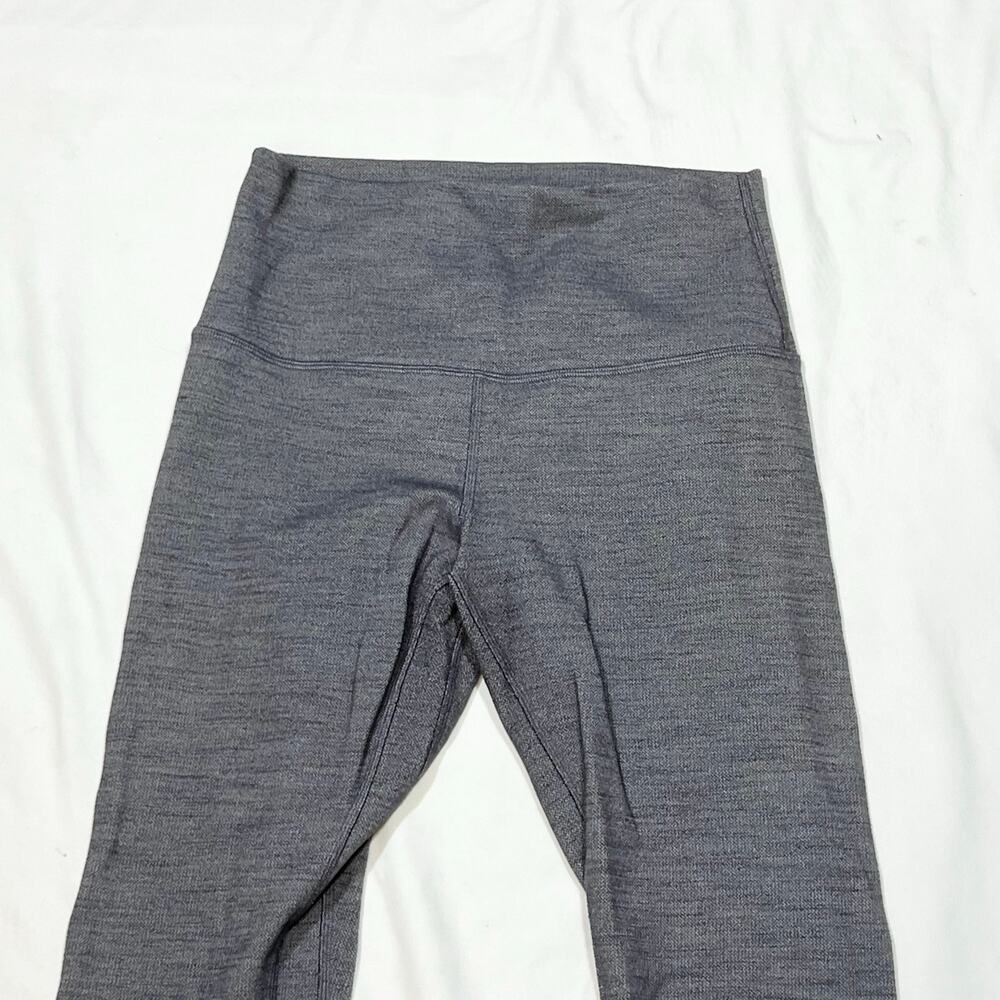 Lululemon Align Pant Leggings 6 Heathered Graphite Gray High Rise 25 Inseam - Picture 3 of 6